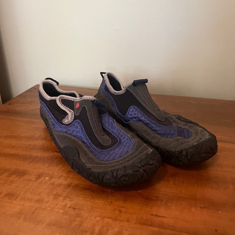 Teva Water Shoes Outdoor‎ Water Summer Blue Gray Youth Size 6